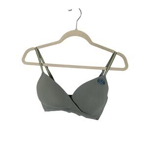 Kindly Yours So Comfy Lightly Lined Wire-Free Sea Spray Bra Womens Size Medium
